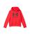 color Red/Onyx White, Under Armour | Rival Fleece Hoodie (Big Kids)