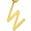 颜色: Gold-W, ADORNIA | Crystal & Paper Clip Chain Initial Bracelet