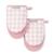 颜色: Dried Rose, KitchenAid | Gingham Mini Oven Mitt 2-Pack Set, 5.5" x 8"