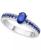 颜色: Sapphire, Macy's | Emerald Oval & Round Milgrain Beaded Ring (1 ct. t.w.) in 14k Gold-Plated Sterling Silver (Also in Ruby & Sapphire)