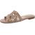 颜色: Beige Patent, Sam Edelman | Sam Edelman Womens Bay Cut-Out Slip On Slide Sandals