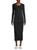 商品第3个颜色BLACK, James Perse | Long Sleeve Tee Dress