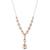 Givenchy | Crystal Mixed Stone Y Necklace, 16" + 3" extender, 颜色Pink