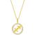 商品第9个颜色Sagittarius, Giani Bernini | Cubic Zirconia Zodiac Halo 18" Pendant Necklace in 18k Gold-Plated Sterling Silver, Created for Macy's