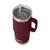 颜色: Wild Vine Red, YETI | YETI Rambler Tumbler with Handle and Straw Lid, Vacuum Insulated Travel Mug, Stainless Steel