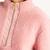 颜色: watermelon heather hb439, Nautica | Womens Quarter-Zip Faux Shearling Pullover