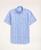 商品Brooks Brothers | Regent Regular-Fit Short-Sleeve Stripe Linen Sport Shirt颜色Blue