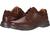 color Mahogany Tumbled Leather, Clarks | Un Brawley Lace