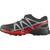 Salomon | SpeedCross Jr Hiking Shoe - Boys', 颜色Black/Quiet Shade/High Risk Red