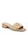 Sam Edelman | Women's Deacon Square Toe Buckle Block Heel Slide Sandals, 颜色Bleached Beechwood
