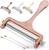 颜色: rose gold, Zulay Kitchen | Cheese Slicer With Adjustable Thickness With 2 Extra Wires