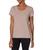 商品Calvin Klein | Women's Short Sleeve Cropped Logo T-Shirt颜色Beige