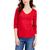 商品Charter Club | Cotton Long-Sleeve V-Neck T-Shirt, Created for Macy's颜色Red Barn