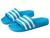 color Solar Blue/White/Solar Blue, Adidas | Adilette Aqua Slides