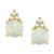 颜色: Opal with 14k Gold, Macy's | Gemstone & Diamond Accent Stud Earrings
