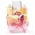 颜色: pink, Freida and Joe | Passion Fruit Fragrance Bath & Body Spa Gift Set in an Apple Green Tub Basket