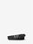 商品Michael Kors | Reversible Logo and Leather Belt颜色BLACK