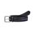 商品Tommy Hilfiger | Men's Tri-Color Ribbon Inlay Leather Belt颜色Black
