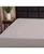 颜色: Stone, Superity Linen | 100% Premium Cotton Fitted Sheet - Soft and Breatheable - 200 Thread Count - California King Size - Taupe