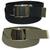 颜色: black and olive, CTM | Kid's Cotton Belt with Brass Military Buckle (Pack of 2 Colors)