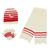 颜色: white, Heat Trendz | Girl's One Size Fits Most Stripe Butterfly Hat Gloves and Scarf Winter Set