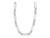 Sterling Forever | Large Oval Link Chain Necklace, 颜色Silver