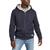 Eddie Bauer | Men's Cascade Fleece Full-Zip Faux Shearling-Lined Hoodie, 颜色midnight htr