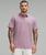 Lululemon | Evolution Short-Sleeve Polo Shirt, 颜色Commission Stripe Cyber Violet Vitapink