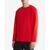 颜色: Rouge, Calvin Klein | Men's Long-Sleeve Crewneck Stretch Shirt