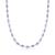 颜色: 18 in, Ross-Simons | Ross-Simons Tanzanite Station Necklace in Sterling Silver