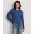 Ralph Lauren | Women's Cable-Knit Puff-Sleeve Sweater, 颜色Frosted Lapis