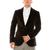 color Brown, RON TOMSON | Men's Modern Italian Velvet Kennedy Blazer