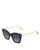 Rag & Bone | Cat Eye Sunglasses, 53mm, 颜色Black/Gray Gradient