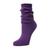 Memoi | Women's Flake Zag Sherpa Lined Lounge Socks, 颜色Blackberry