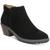 Sam Edelman | Sam Edelman Womens Pryce Zipper Waterproof Ankle Boots, 颜色Black Suede