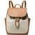 颜色: Vanilla/acorn, Michael Kors | Logo Cheryl Medium Drawstring Backpack