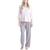 商品第1个颜色Heather Grey, MUK LUKS | Plus Size 3/4 Sleeve Top & Boot-Cut Pajama Pants Set