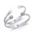 商品第1个颜色Silver, Charter Club | 2-Pc. Set Pavé Bead & Imitation Pearl Cuff Bracelets, Created for Macy's
