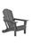 商品第2个颜色Gray, Westin Outdoor | Outdoor All-Weather HDPE Folding Adirondack Chair