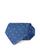 color Navy Blue/Blue, Salvatore Ferragamo | Woven Gancini Silk Classic Necktie