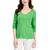 商品Charter Club | Cotton Long-Sleeve V-Neck T-Shirt, Created for Macy's颜色Atlantis Green