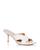 Stuart Weitzman | Women's Carmen 75 Slip On High Heel Sandals, 颜色Seashell
