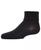 颜色: Black, Memoi | Little Girls Unisex Triple Roll Cotton Blend Ankle Socks