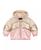 颜色: Rose Gold, S Rothschild & CO | S. Rothschild & CO Toddler Girls Tricolor Metallic Puffer Jacket