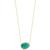 颜色: Emerald, Macy's | Gemstone and Diamond (1/10 ct. t.w.) 17" Necklace in 14k Yellow Gold