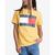 商品Tommy Hilfiger | Tommy Hilfiger Men's Flag Logo T-Shirt颜色Feather Gold