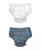 颜色: Navy Stripe, green sprouts | Toddler Boys or Toddler Girls Snap Swim Diaper, Pack of 2