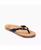 颜色: Black, Reef | Women's Cushion Court Twist Flip Flop Sandal