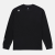 DESCENTE | 【享贝家】ZY-（预售款）迪桑特 运动休闲针织长袖T恤 男女同款 SO323UTL72, 颜色黑色