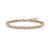 颜色: Gold, On 34th | Silver-Tone Flex Tennis Bracelet, 7" + 1" extender, Created for Macy's